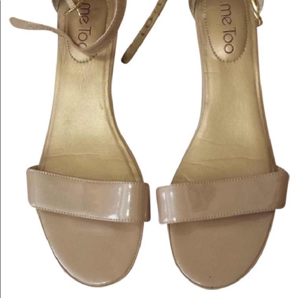 RELISTED Me Too Patent Leather Strap Heel Sandals